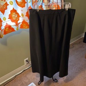 Black maxi skirt